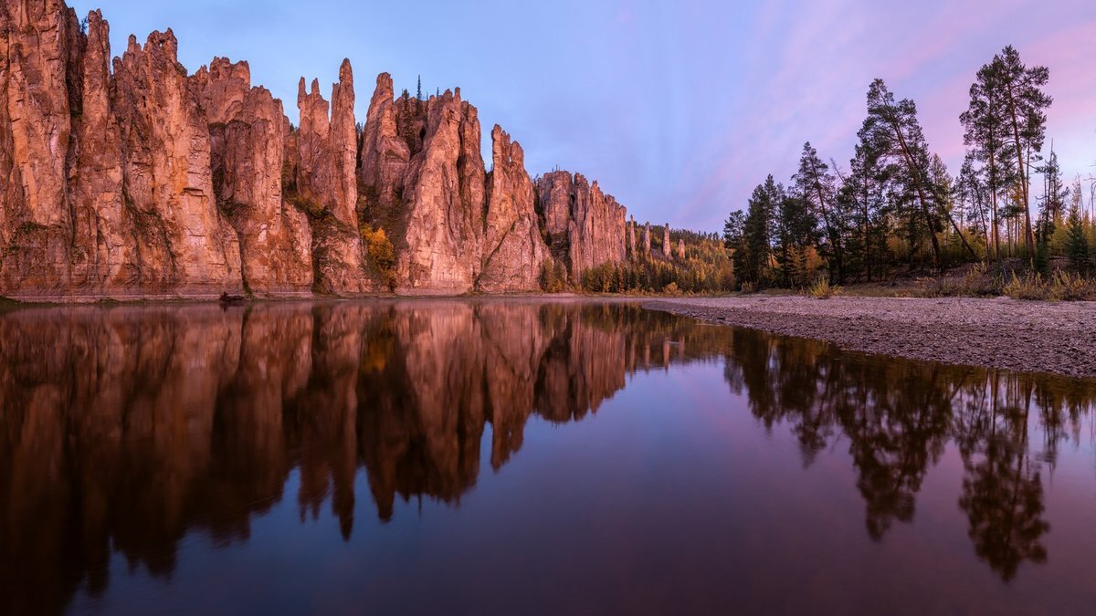 ленские столбы река лена