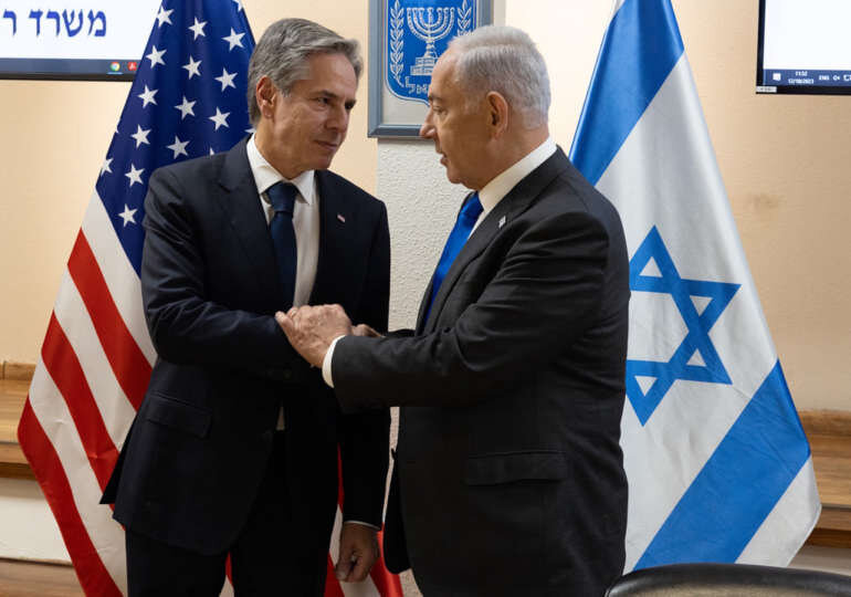 Встреча Блинкена и Нетаньяху в Тель-Авиве