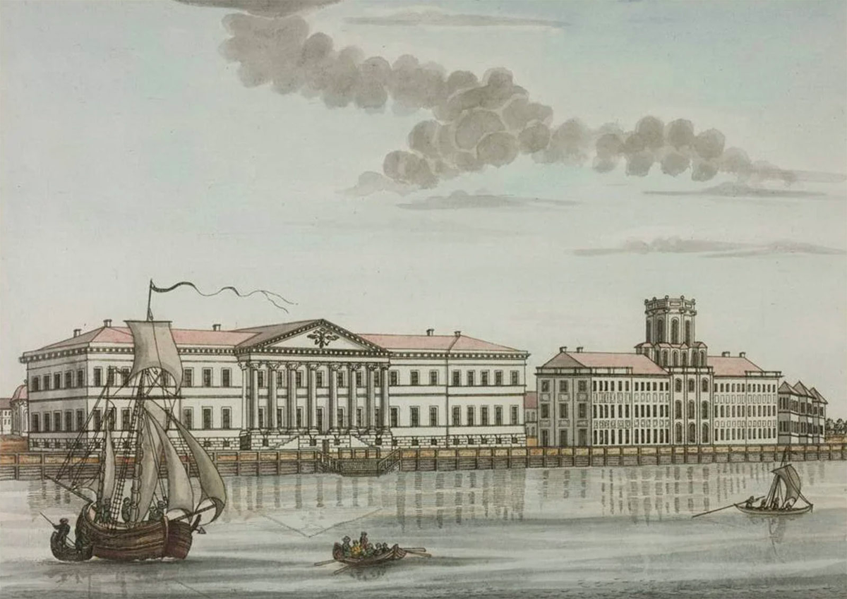 Академия наук в Петербурге