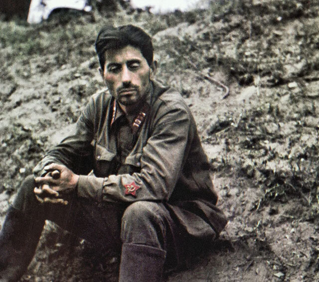 Комиссар Мириан Одишария, захваченный немцами в плен 2 августа 1941 г.