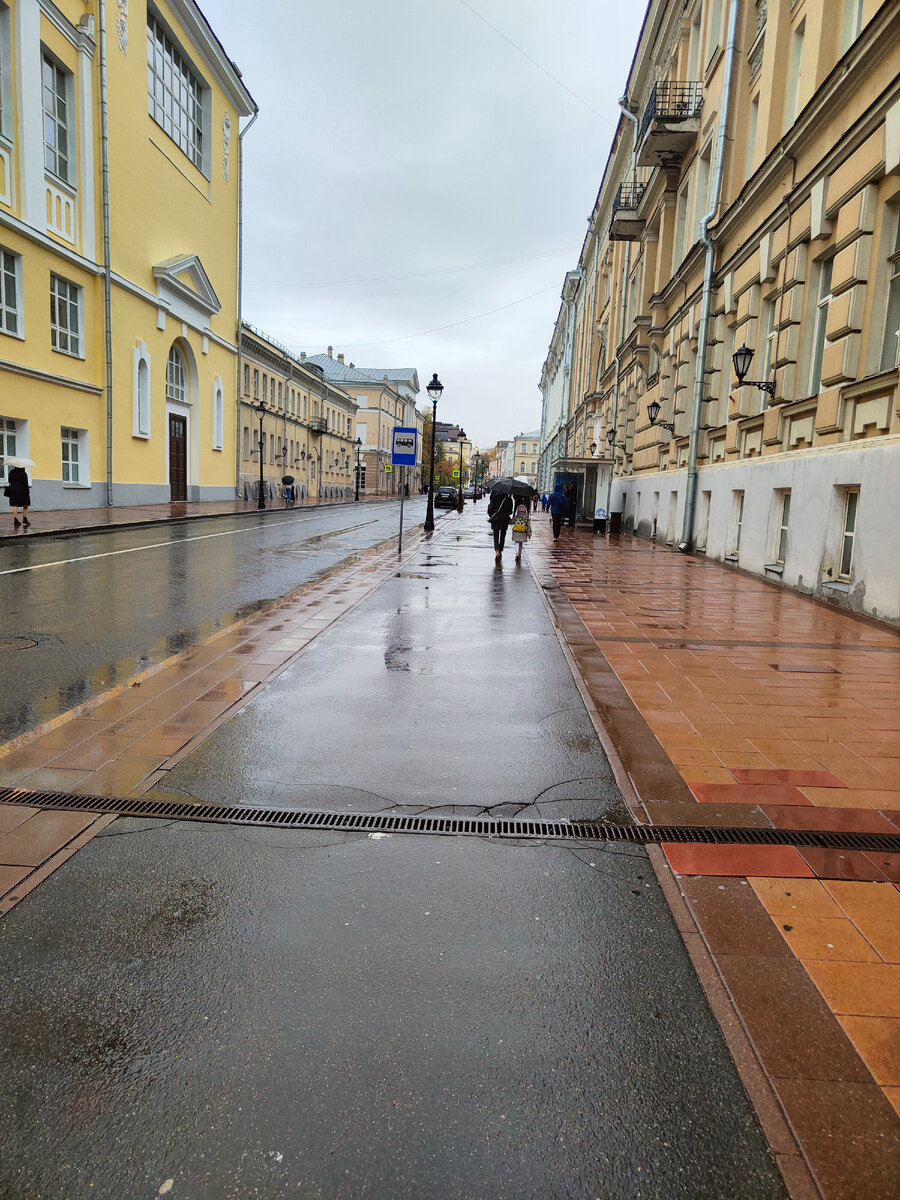 По дороге в консерваторию.