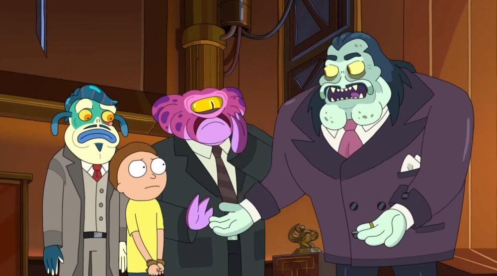     Кадр из 7 сезона мультсериала «Рик и Морти» (2023)