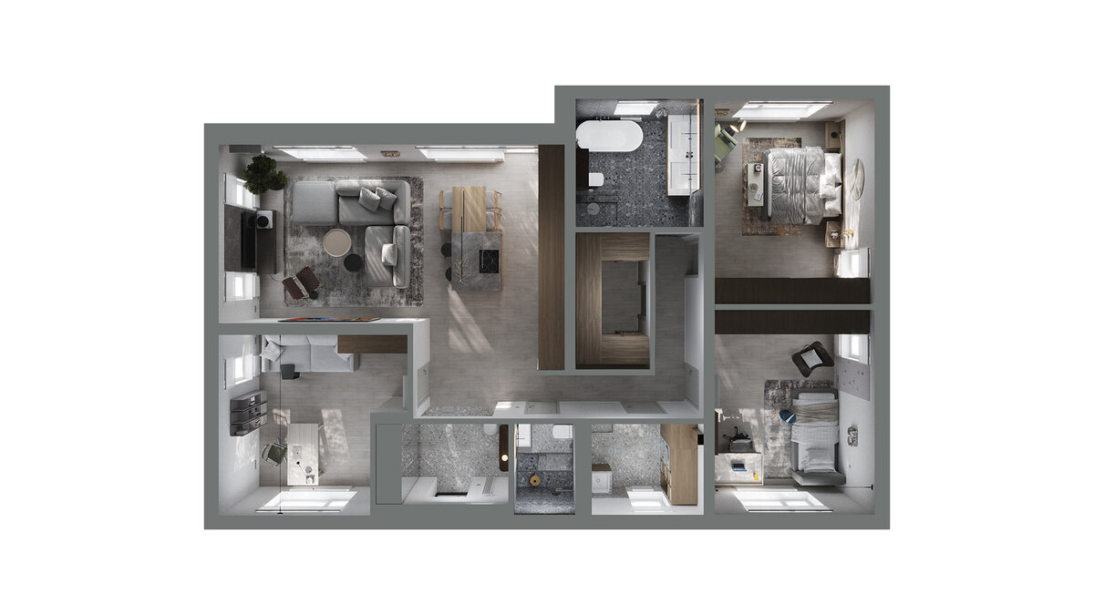 Дизайн-проект дома А в коттеджном поселке «Зеленая Слобода»