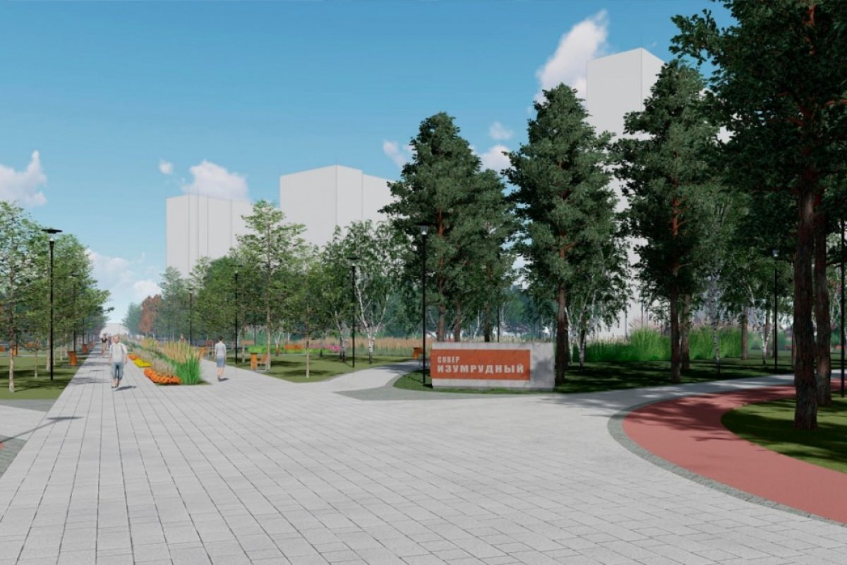    В Краснодаре готовят к открытию сквер «Изумрудный»