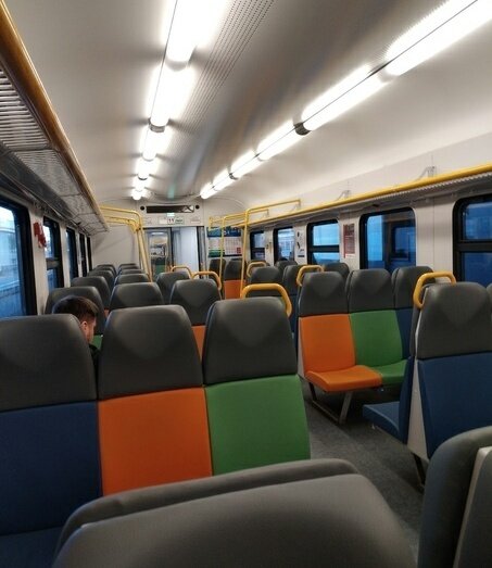 Электричка. Фото автора.