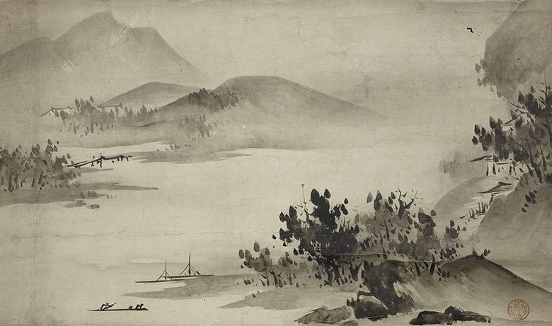 Кано Эйтоку. «Пейзаж»