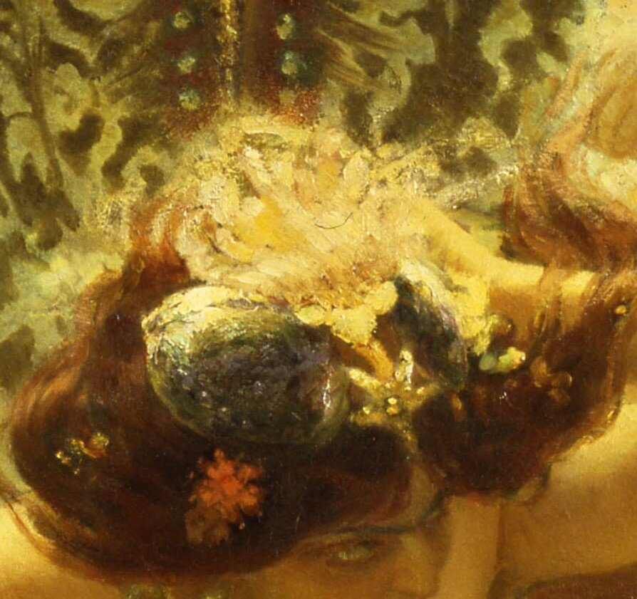 Раковины в прическе