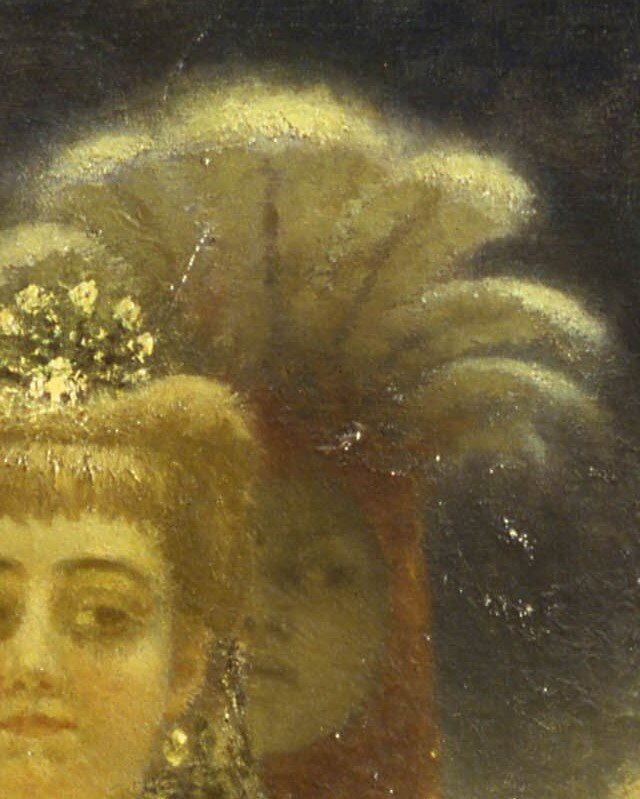 Прическа с морскими перьями