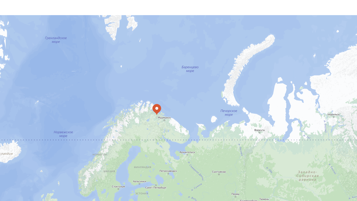 местонахождение скважины 15 км к востоку от посёлка Никель и в 12 км к западу от города Заполярный