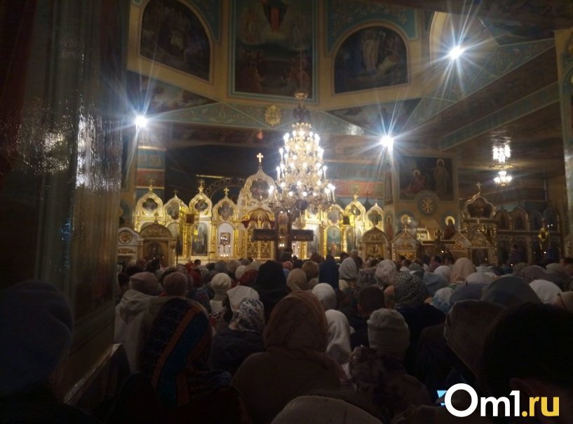 Вознесенский собор Новосибирск зима