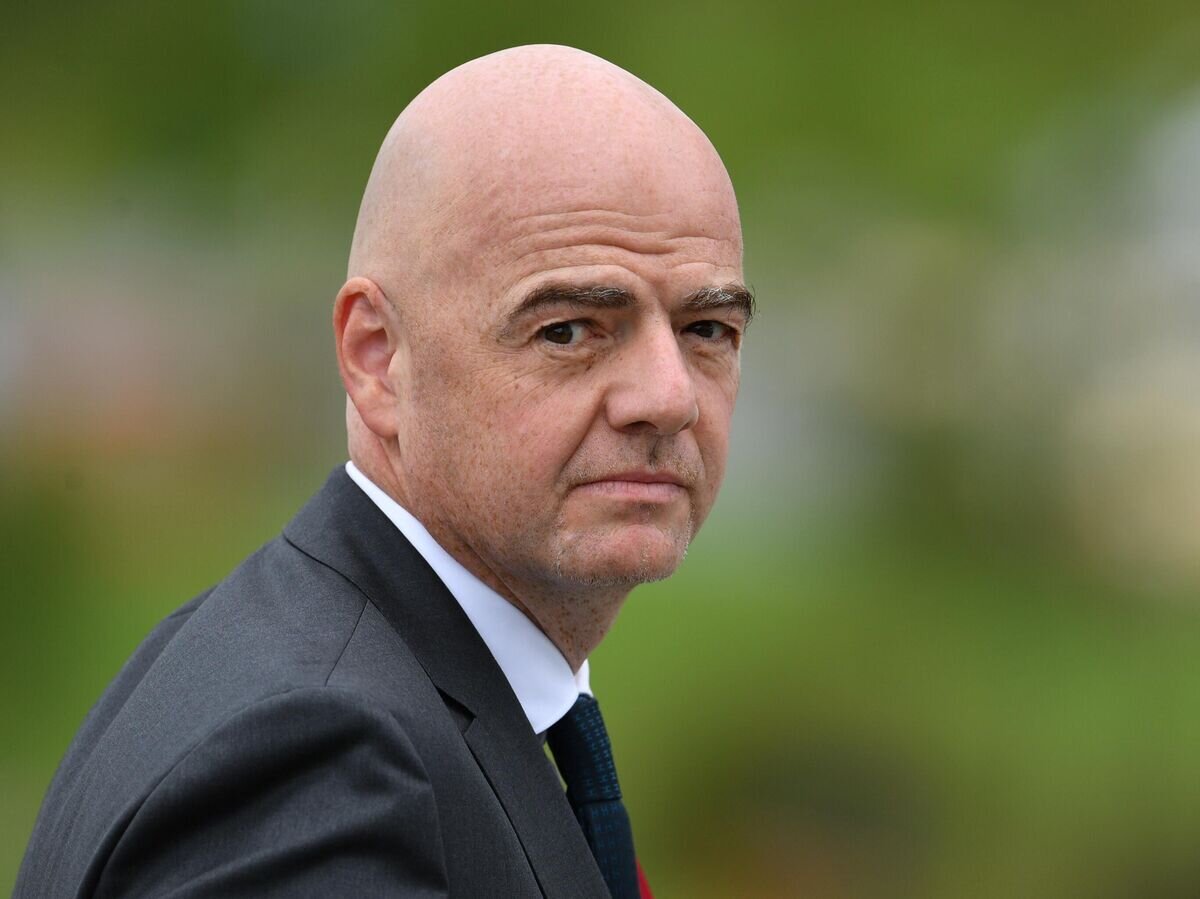    Президент ФИФА Джанни Инфантино на V Восточном экономическом форуме во Владивостоке© РИА Новости / Александр Кряжев