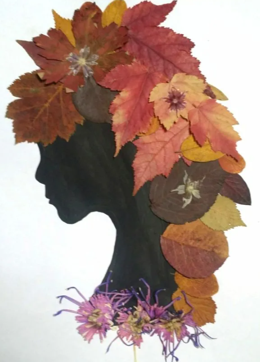Рози з листя / Розы из осенних листьев Flowers, Rose, Plants