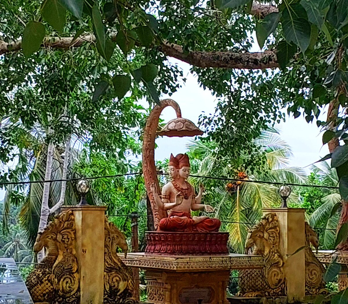 Ряд воплощений Будды на реке Маду на Шри-ланке