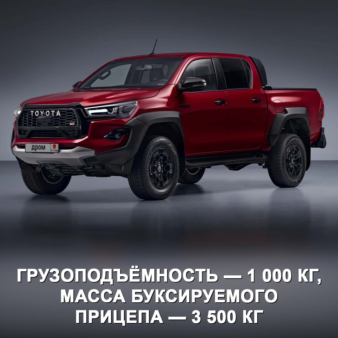 Toyota представила прокаченный пикап для тяжёлых условий Hilux GR Sport II.  | Дром | Дзен