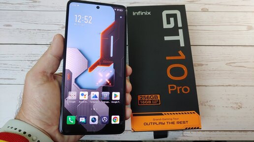 Infinix GT 10 Pro 8/256Gb Распаковка и Первое Знакомство