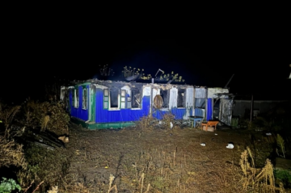    Житель воронежского села умер при пожаре, возникшем из-за сигареты