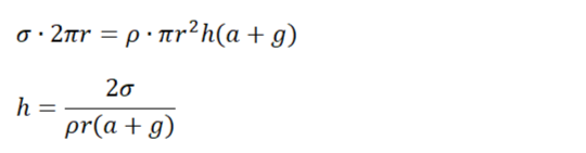 Формула высоты