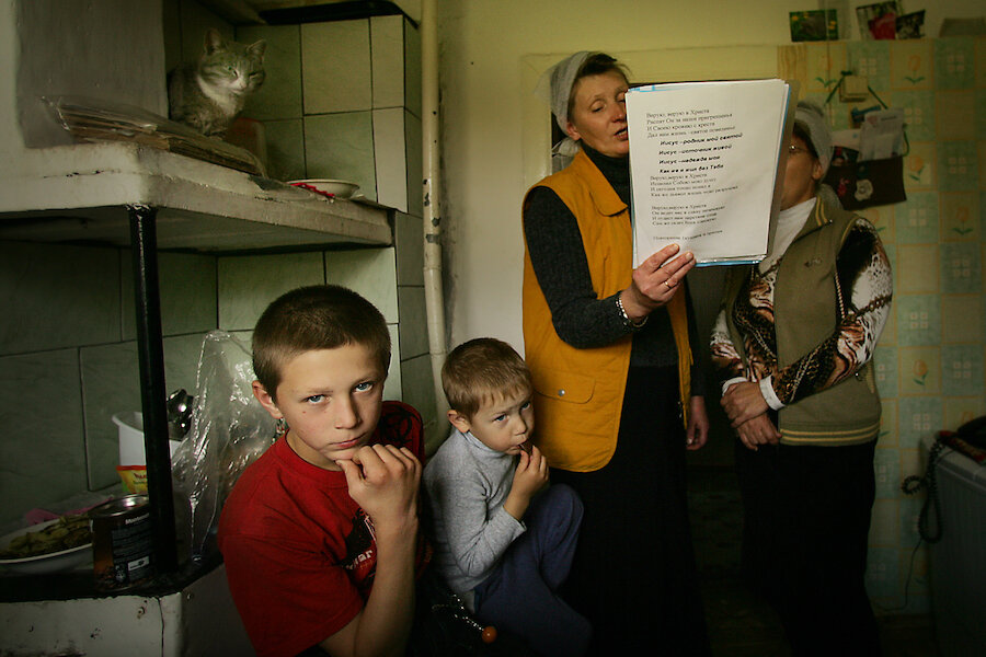 Автор фото Добрый Человек© Репетиция рождественского выступления.