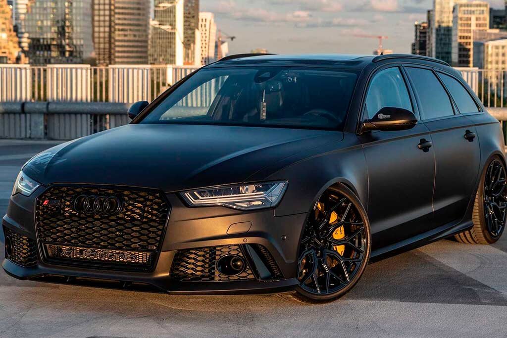 Ауди rs6 черная матовая