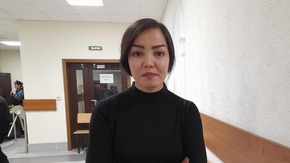    Кобра Хассани в Кировском районном суде Петербурга. Фото: Анна Мотовилова / MR7