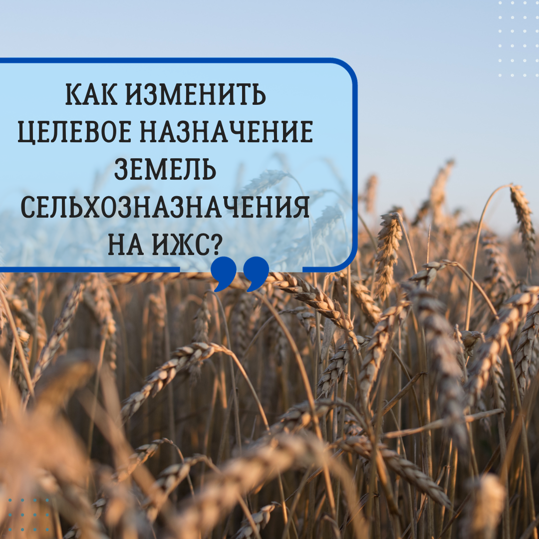 Как изменить целевое назначение земель сельхозназначения на ИЖС ? |  Разговор с кадастровым инженером | Дзен