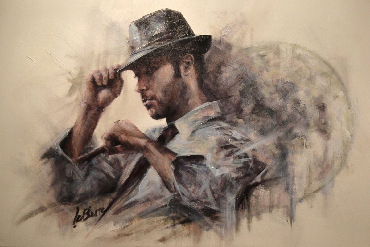 Картина художника Реми Лабарра. Источник фото: https://yandex.ru/images/search?img_url=https%3A%2F%2Fuhd.name%2Fuploads%2Fposts%2F2023-03%2F1678360176_uhd-name-p-chelovek-v-shlyape-krasivo-33.jpg&lr=10736&p=1&pos=25&rpt=simage&source=related-duck&text=%D0%A5%D1%83%D0%B4%D0%BE%D0%B6%D0%BD%D0%B8%D0%BA%20%D0%A0%D0%B5%D0%BC%D0%B8%20%D0%9B%D0%B0%D0%B1%D0%B0%D1%80%D1%80%20Remi%20Labarre