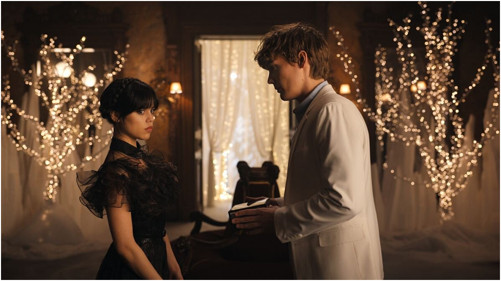 Источник: скриншот из фильма «Уэнсдэй» 