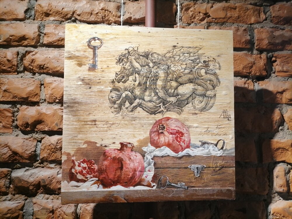 А. Ромасюков. Выставка "Отрицание течения времени"в галерее "Артмуза"