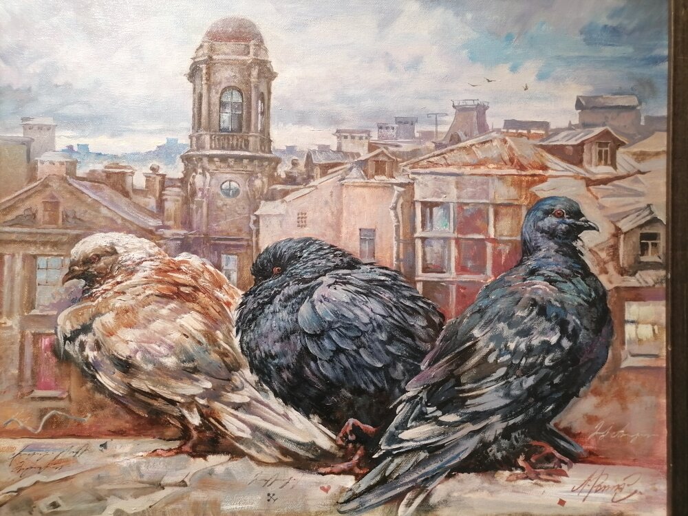 А. Ромасюков. Выставка "Отрицание течения времени" в галерее "Артмуза"