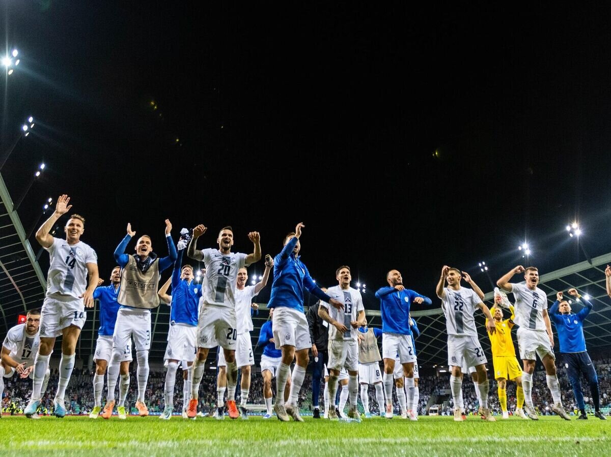    Футболисты сборной Словении© Фото : Пресс-служба сборной Словении