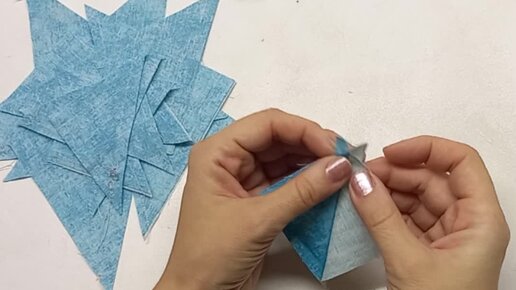 Швейный уголок с Людмилой Зардиновой | 8 квадратов из треугольников за ...