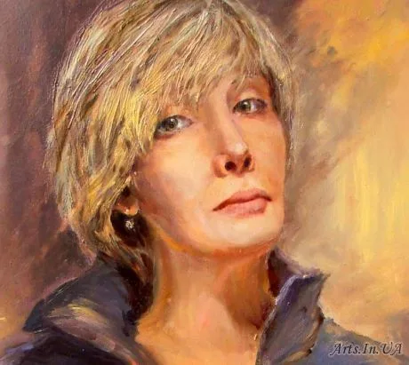 Елена Юшина. Автопортрет. Источник изображения: http://galinamarkus.ru/hudozhnica-elena-yushina