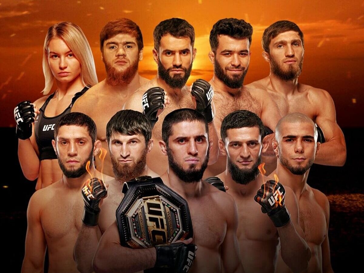    Участники турнира UFC 294 в Абу-Даби© UFC Eurasia
