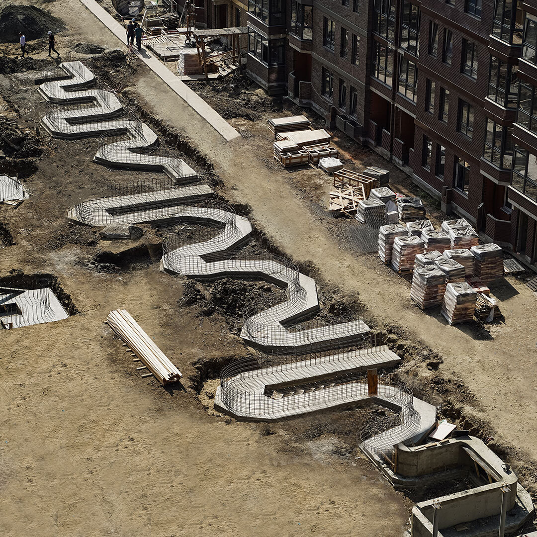 Будущие изумительные дворы проекта Sport Village-2 обретают очертания