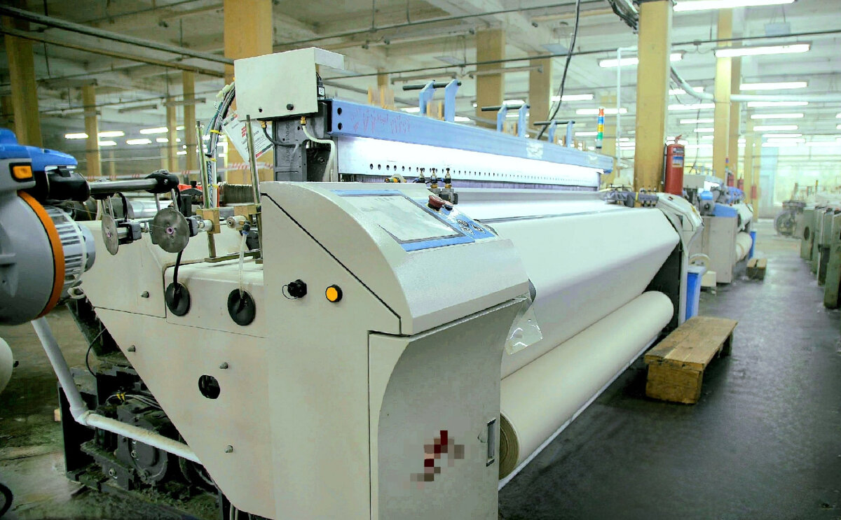 Ткацкая фабрика в Савино. Современное оборудование