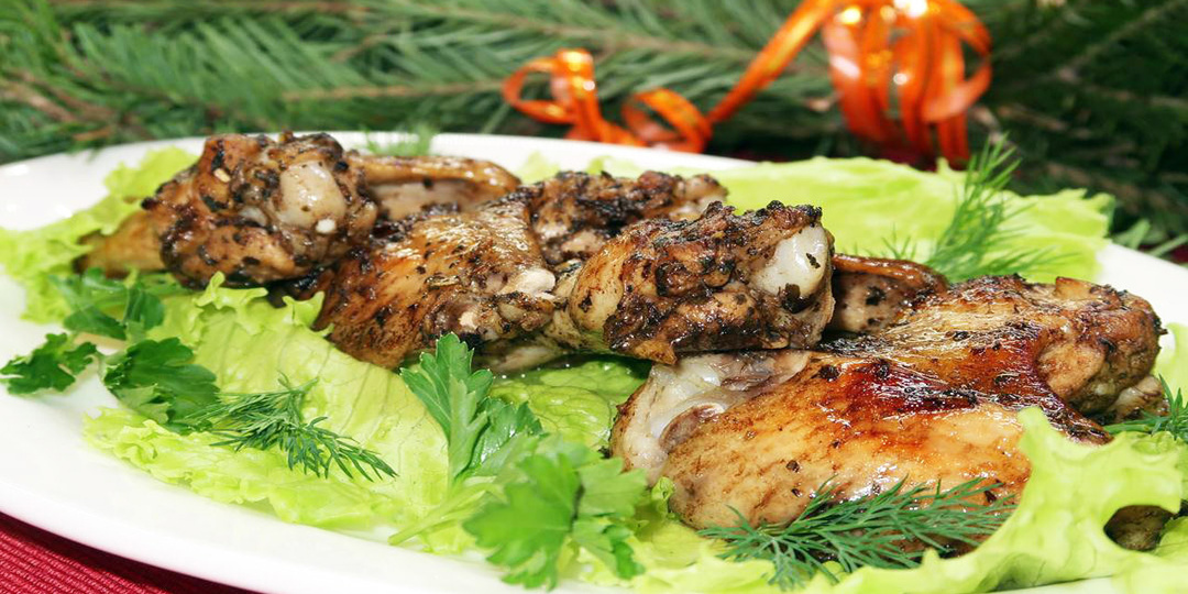 Ароматные куриные крылышки с бальзамическим уксусом в духовке