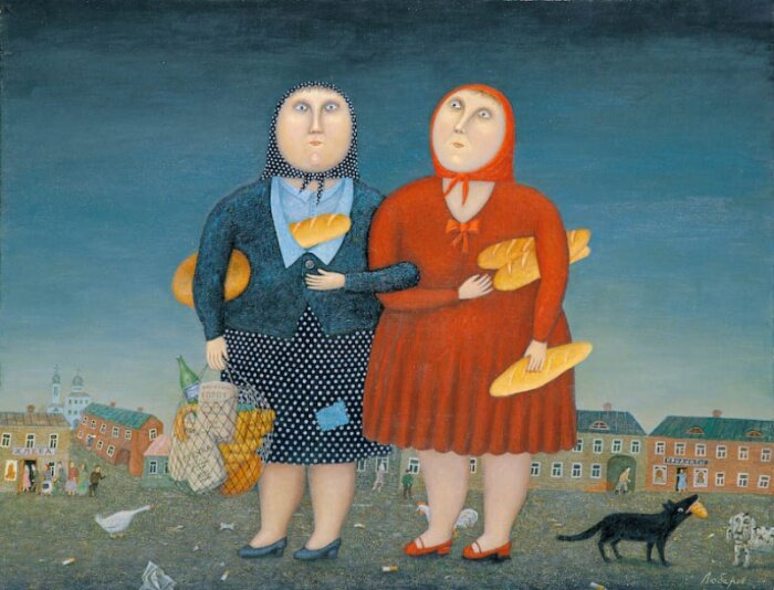 С магазина. Из серии «Деревня Перемилово, Город Щипок»