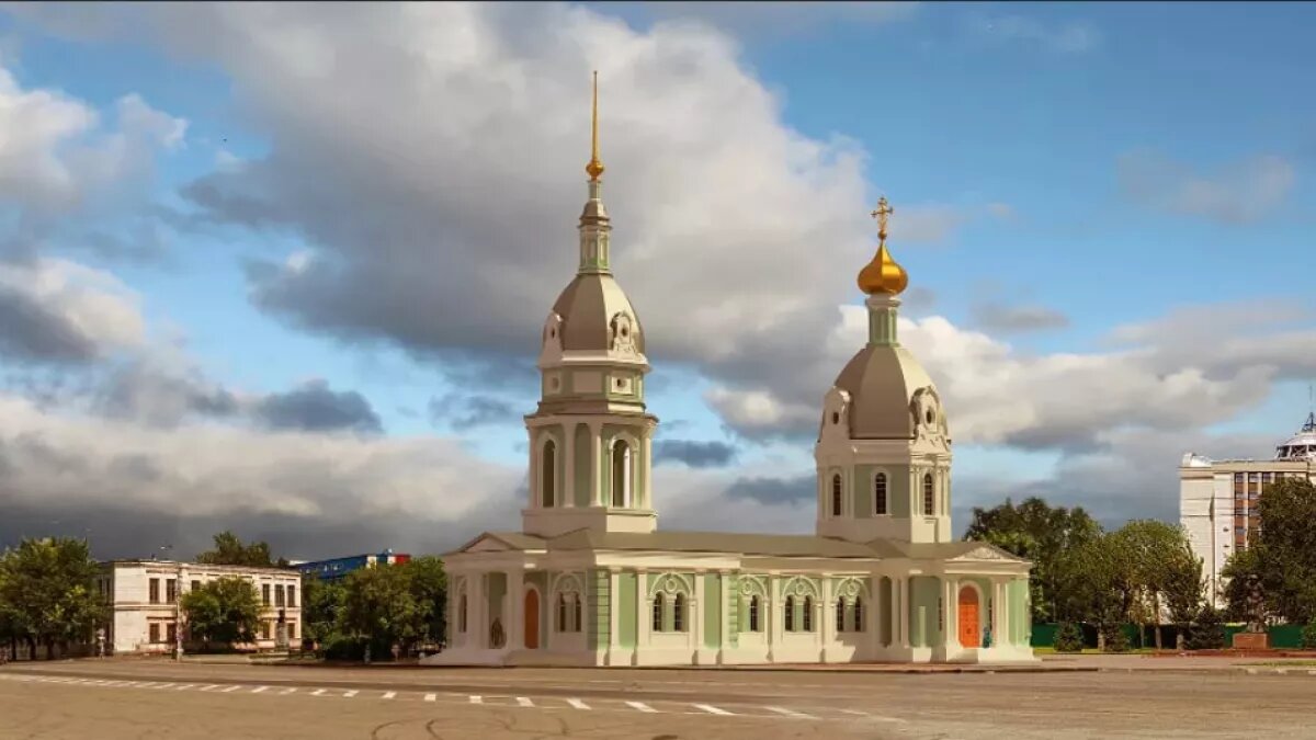 Проект Петропавловского собора в Барнауле 
Фото: Мастерская "Классика"
