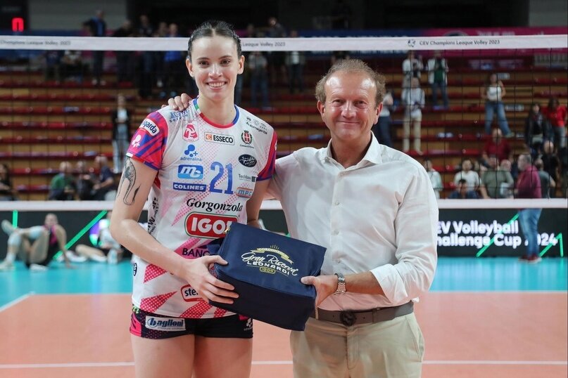    Сургутская волейболистка Вита Акимова признана лучшим игроком матча в Италии