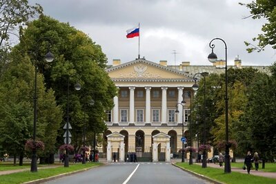    Здание Смольного института в Санкт-Петербурге. ©Александр Гальперин РИА Новости