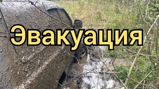 Эвакуация Great Wall Safe Вована из болотца. Давненько я не пользовался лебёдкой на Pajero 😁