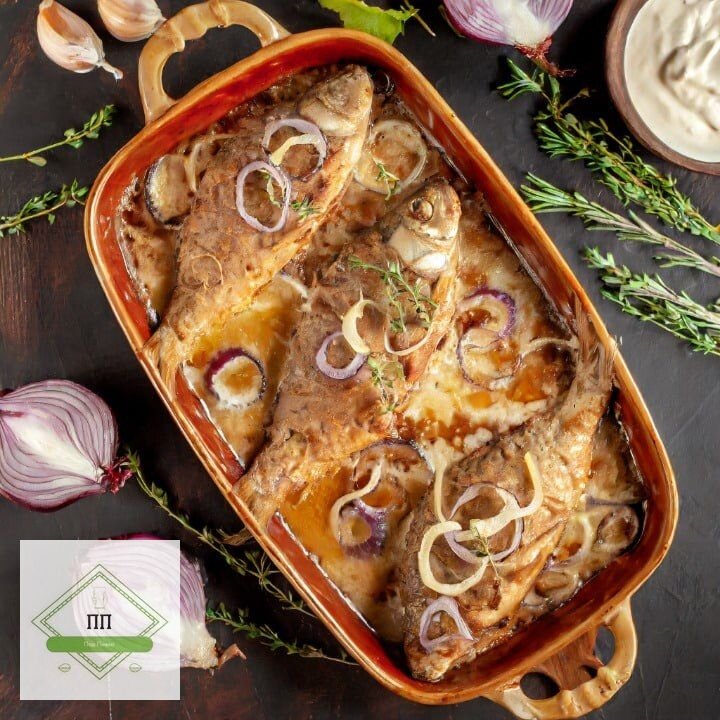 караси в нежном сметанном соусе