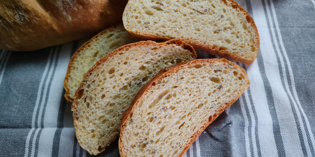 Простой постный белый хлеб 🥖