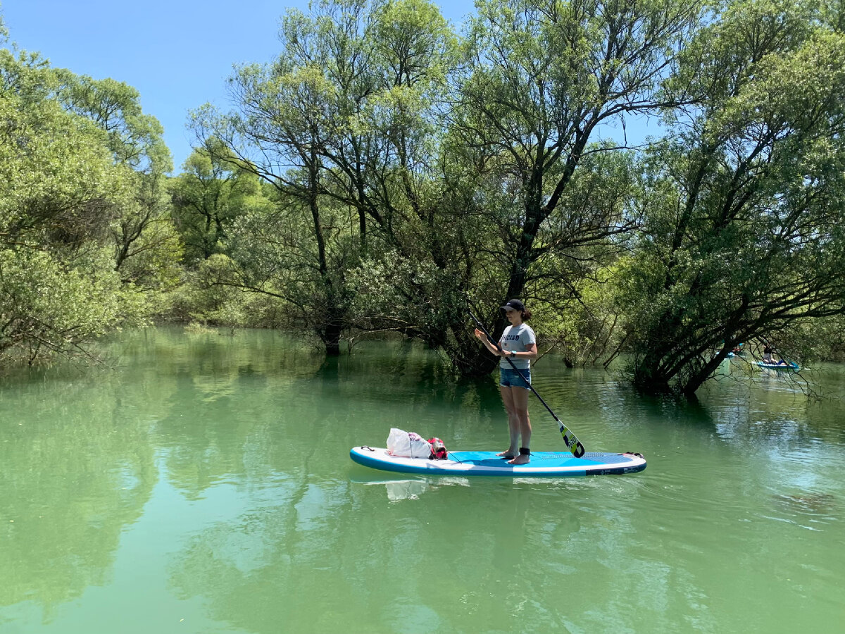 Сап-бординг на Крымской «Амазонке»
