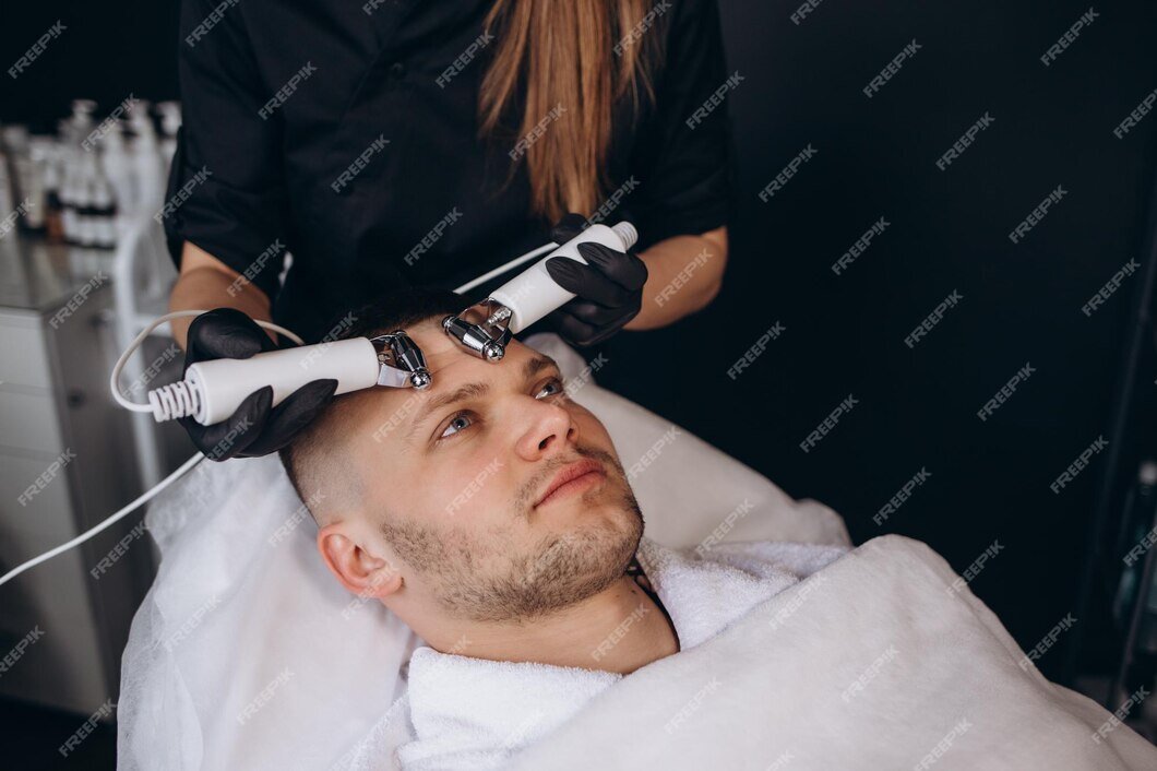 фото взято с сайтаhttps://ru.freepik.com/premium-photo/rejuvenating-face-treatment-a-man-in-a-beauty-clinictreatment_43864674.htm
