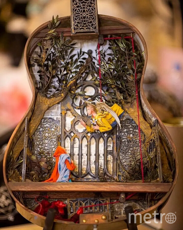    Гитара с чёртом и ангелом.Антон Солныков