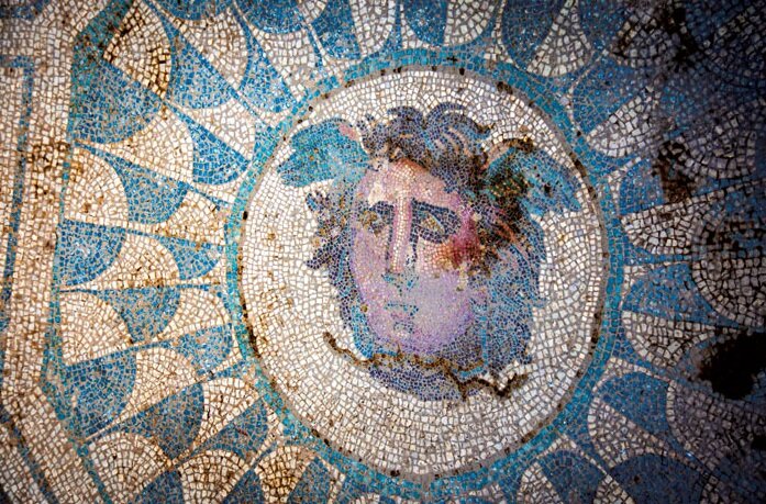 Мозаика «Медуза», Мерида, Испания.