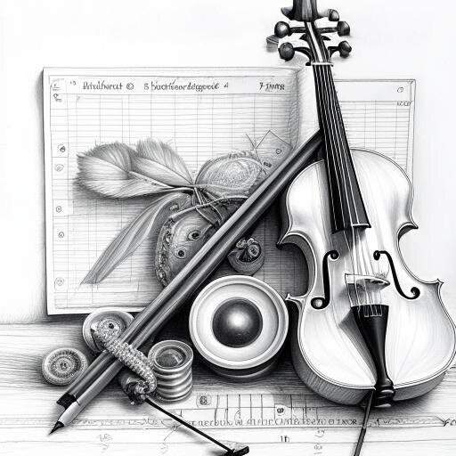 Кандинский 2.0 по запросу "Трезвучие. Ноты"