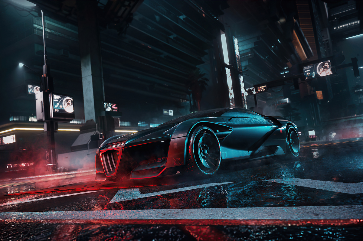 Cyberpunk 2077 Bugatti