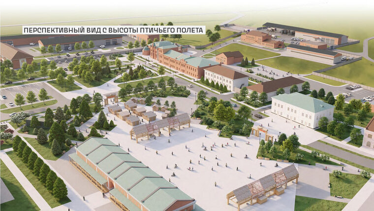    Работы по реконструкции зданий на Базарной площади Тобольска начнутся в 2024 году